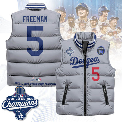 LAD 2025 World Series Champions Puffer Vest