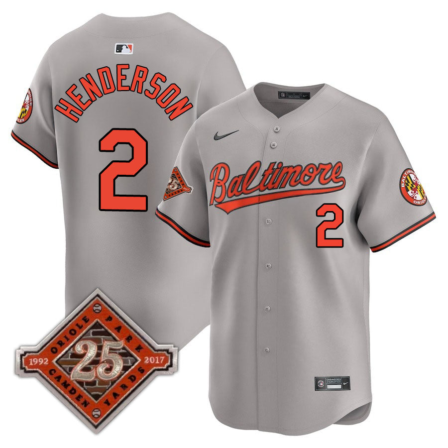 Baltimore Orioles Limited Jersey - 2017 Patch - All Stitched
