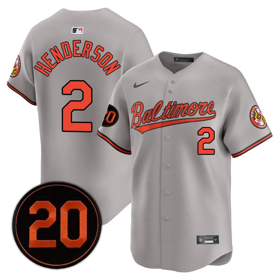 Baltimore Orioles Limited Jersey - 2019 Patch - All Stitched