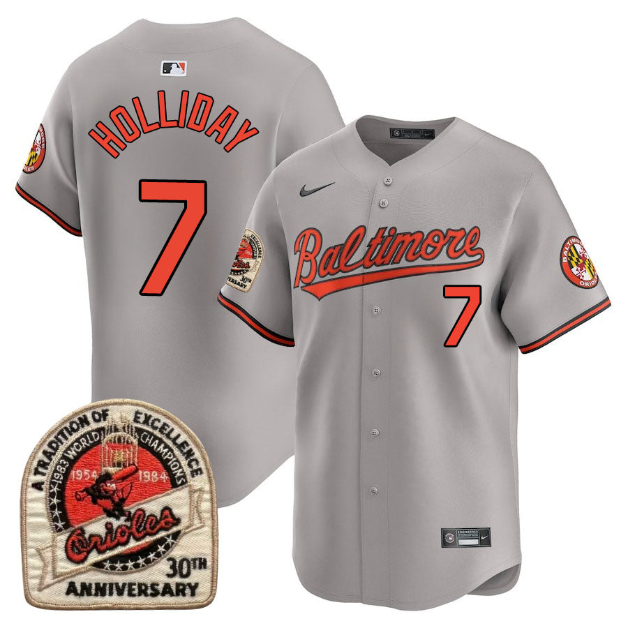 Baltimore Orioles Limited Jersey - 1984 Patch - All Stitched