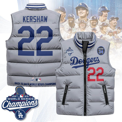 LAD 2025 World Series Champions Puffer Vest