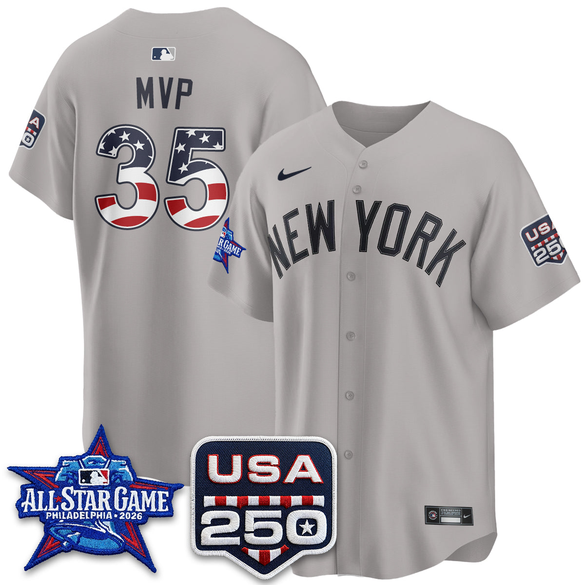 New York Yankees 2026 All Star MVP Edition Vapor Jersey - Stitched
