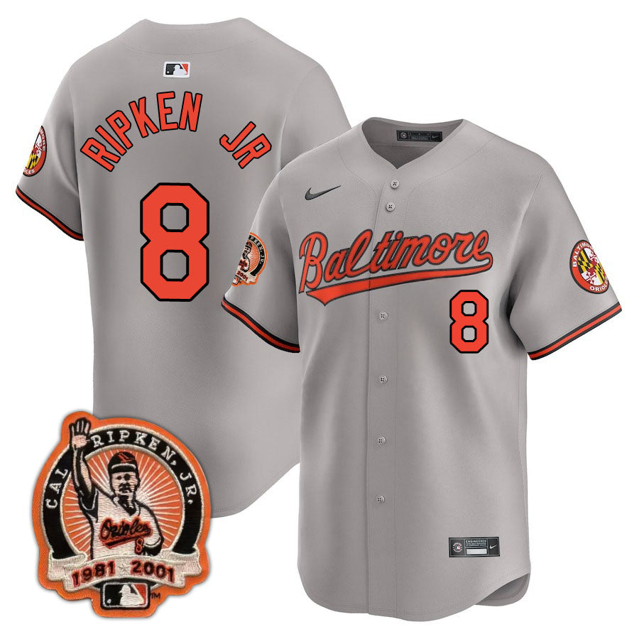 Baltimore Orioles Limited Jersey - 2001 Patch - All Stitched