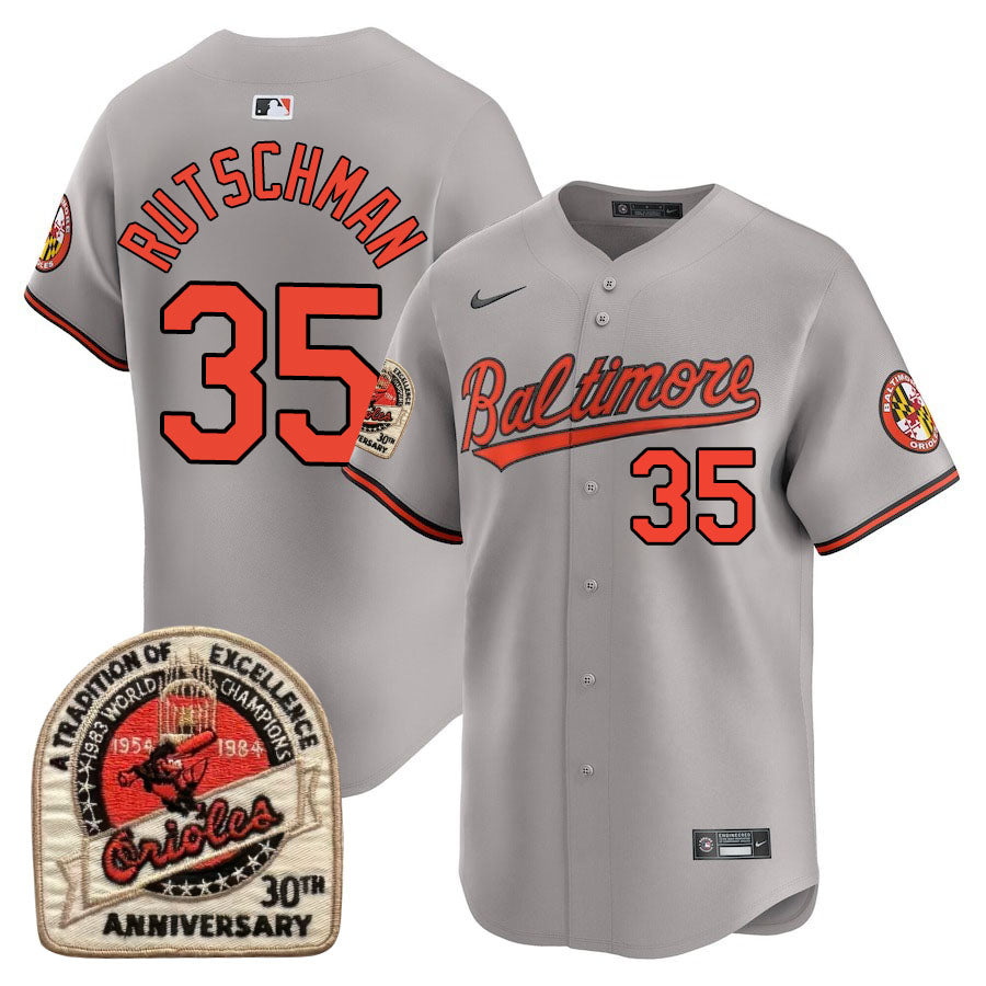 Baltimore Orioles Limited Jersey - 1984 Patch - All Stitched