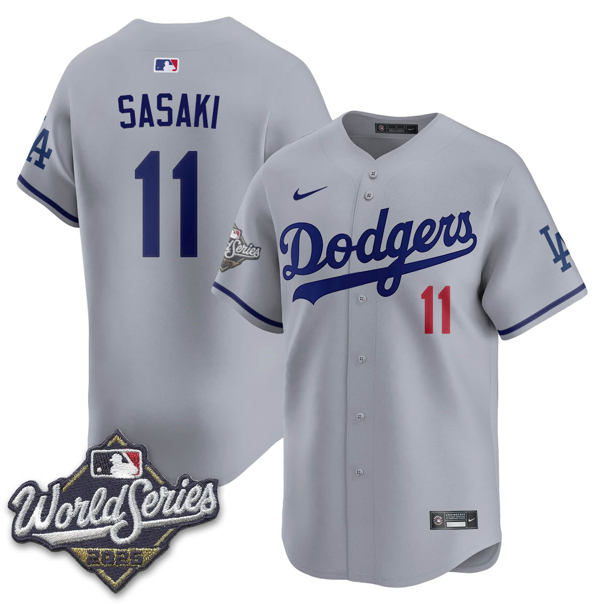 LAD 2025 World Series Jersey - All Stitched