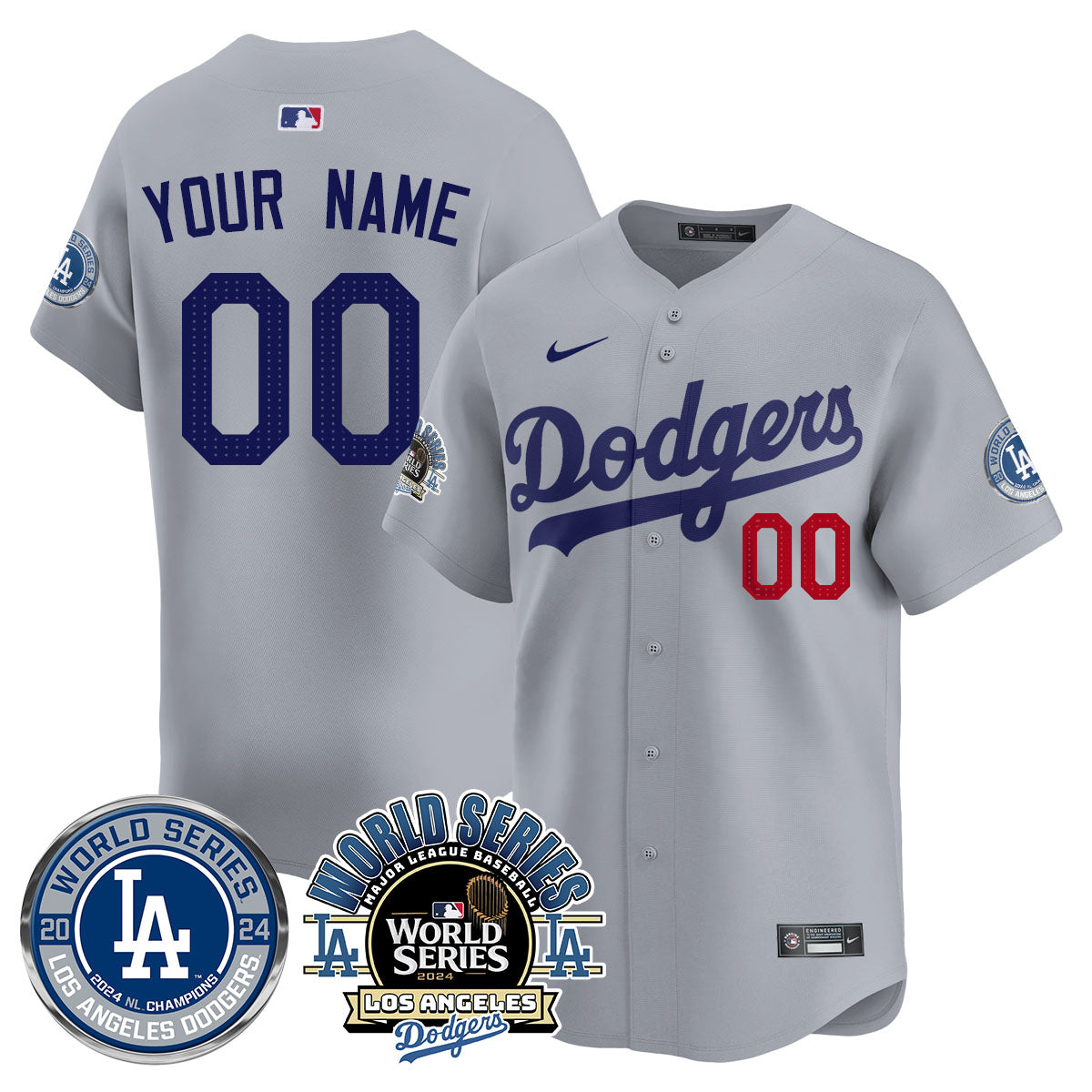 LAD World Series 2024 Custom Jersey - All Stitched