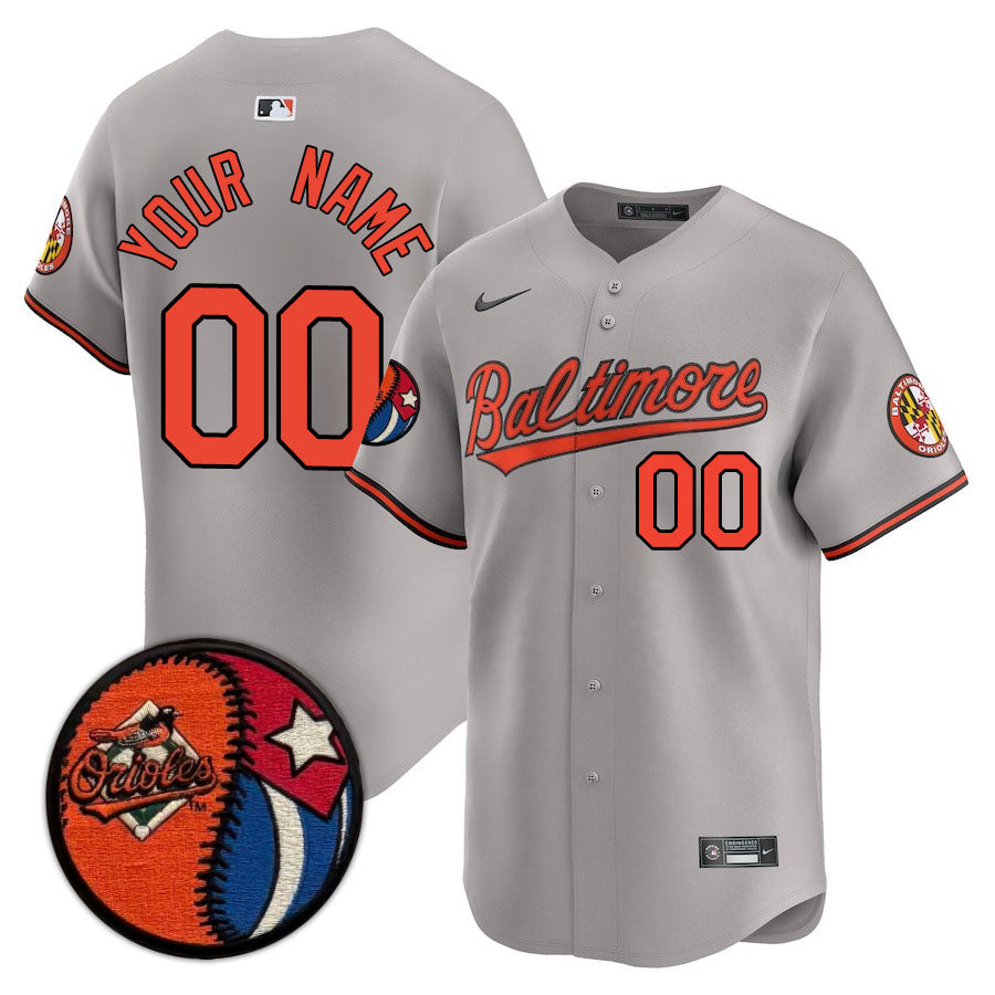 Baltimore Orioles Limited Custom Jersey -  Amazing Patch - All Stitched