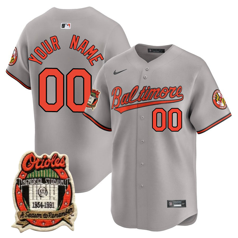 Baltimore Orioles Limited Custom Jersey -  Amazing Patch - All Stitched