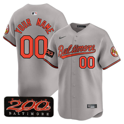 Baltimore Orioles Limited Custom Jersey -  Amazing Patch - All Stitched