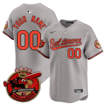 Baltimore Orioles Limited Custom Jersey -  Amazing Patch - All Stitched