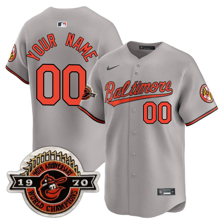 Baltimore Orioles Limited Custom Jersey -  Amazing Patch - All Stitched