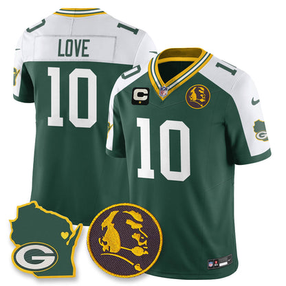 GB Vapor Limited Jersey - John Madden Patch - All Stitched