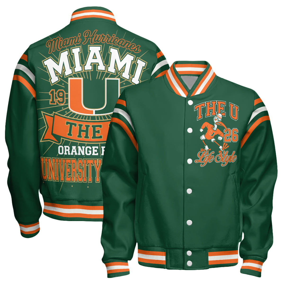 MIA "The U" Limited Edition Varsity Jacket - Printed