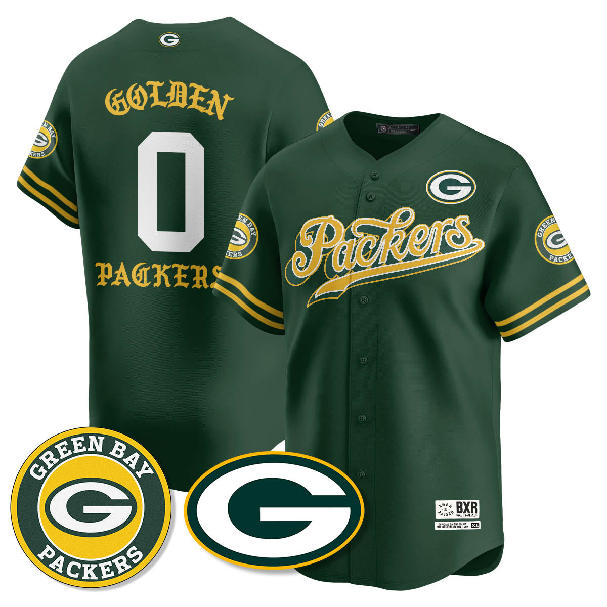 GB Born x Raised Baseball Jersey - All Stitched