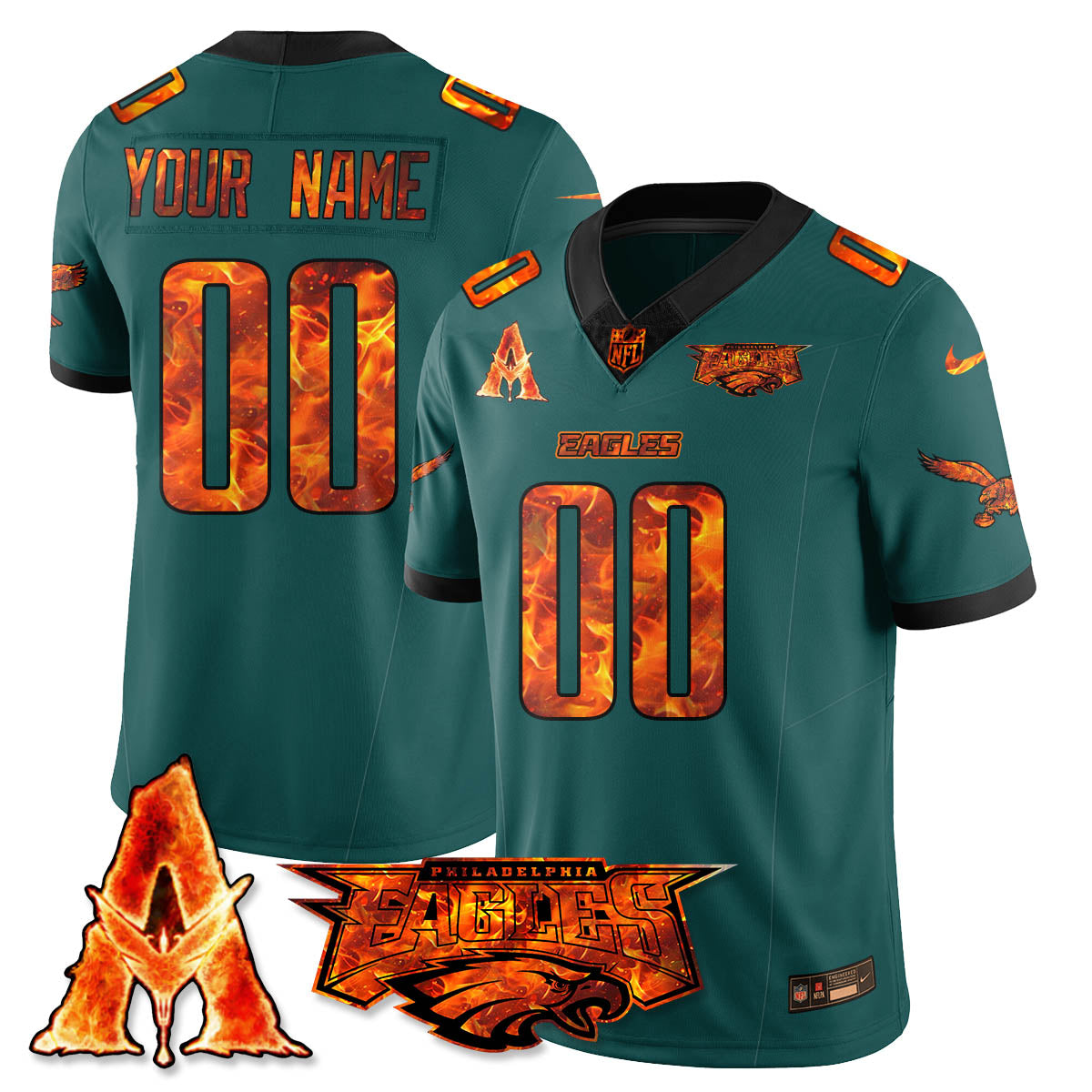 PHI x Avatar 3 Fire and Ash Jersey - Stitched