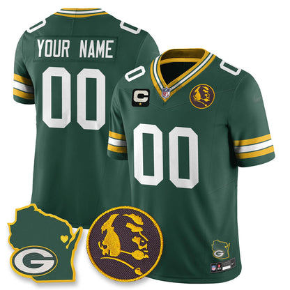 GB Vapor Limited Jersey - John Madden Patch - All Stitched