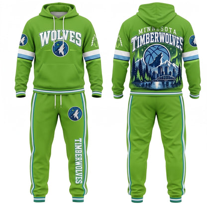MT Streetwear Hoodie Pants Set - Printed