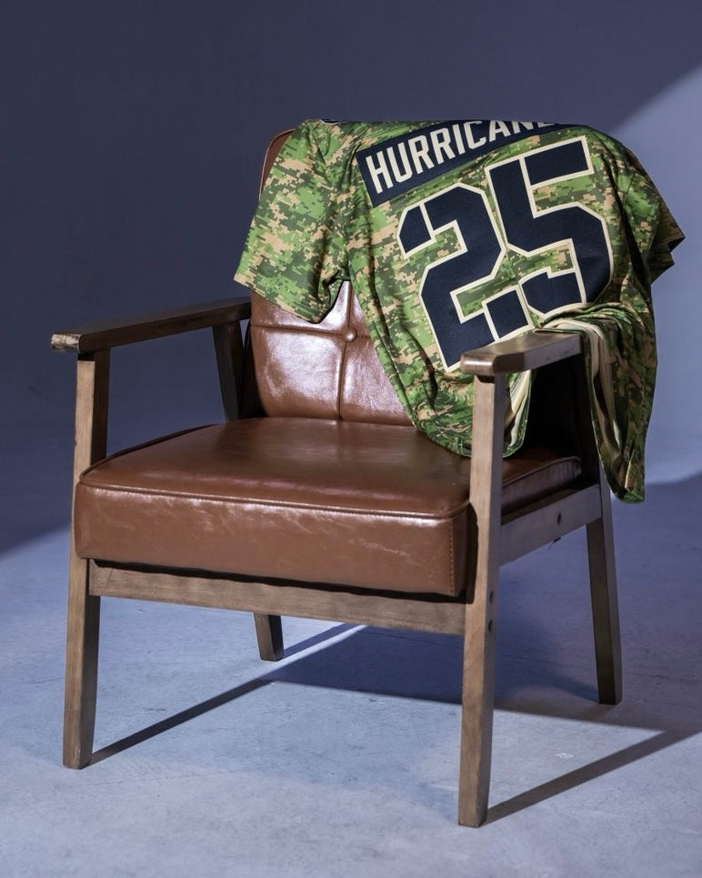 Miami Hurricanes Premier Honor and Support Football Jersey - All Stitched