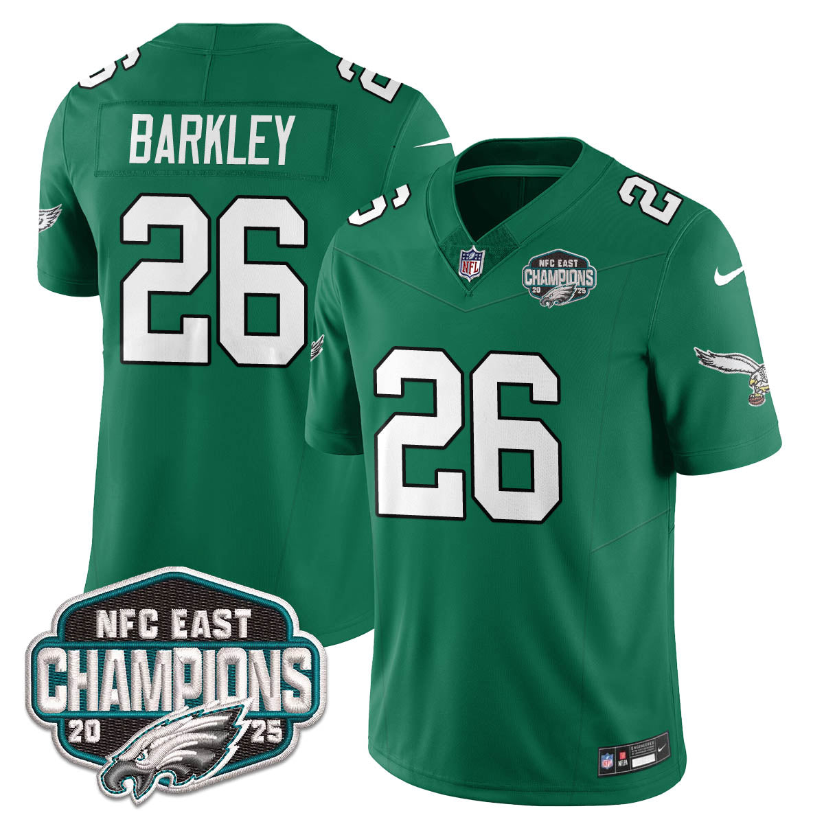 PHI NFC East Champions Vapor Limited Jersey - All Stitched