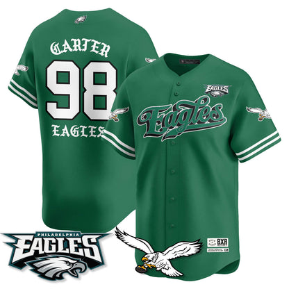 PHI Born x Raised Baseball Jersey - All Stitched