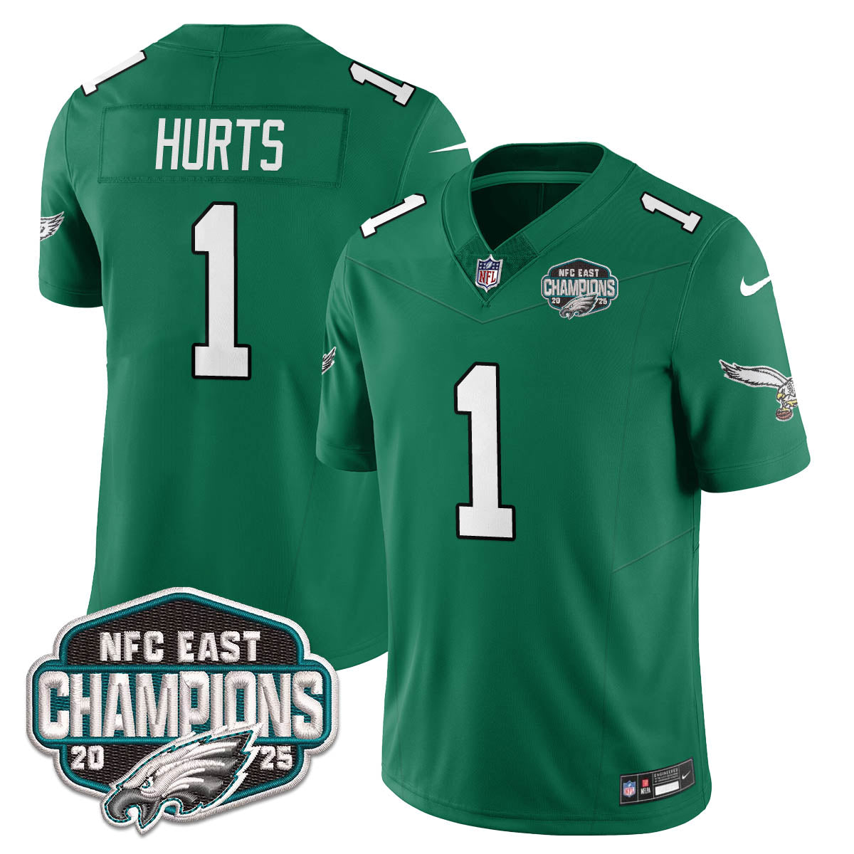 PHI NFC East Champions Vapor Limited Jersey - All Stitched