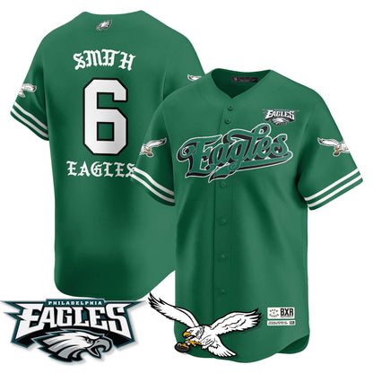 PHI Born x Raised Baseball Jersey - All Stitched