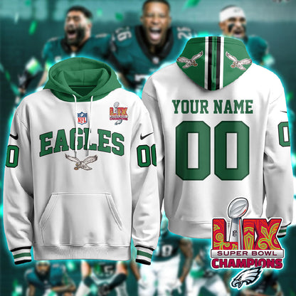 PHI Super Bowl LIX Champions Custom Hoodie