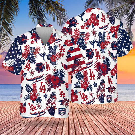 LAD Special Semiquincentennial Hawaiian Design Button Shirt V2