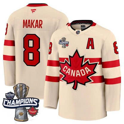 Canada 2025 4 Nations Face-Off Champions Jersey - All Stitched