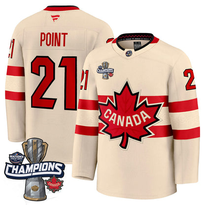 Canada 2025 4 Nations Face-Off Champions Jersey - All Stitched