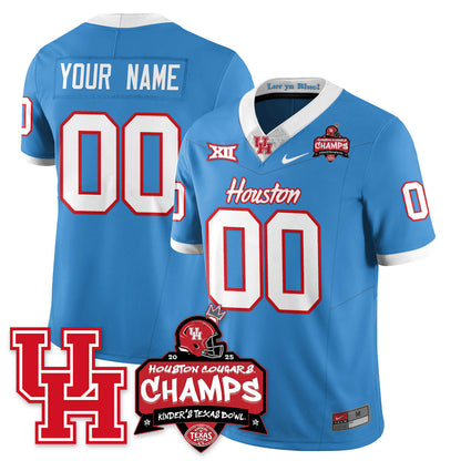 HCG Football 2025 Kinder's Texas Bowl Champions Custom Jersey - All Stitched