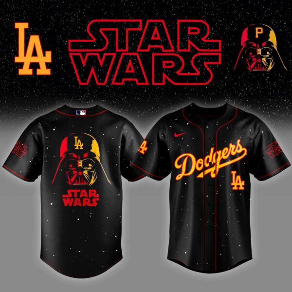 .Los Angeles Dodgers x Stars Wars Night Baseball Jersey Editions Limited