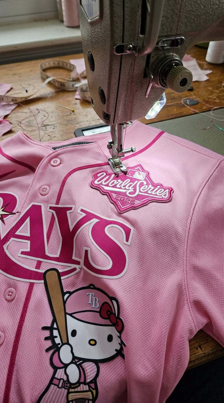 TB 2026 AL Champions x Meow KT Custom Vapor Jersey - Stitched