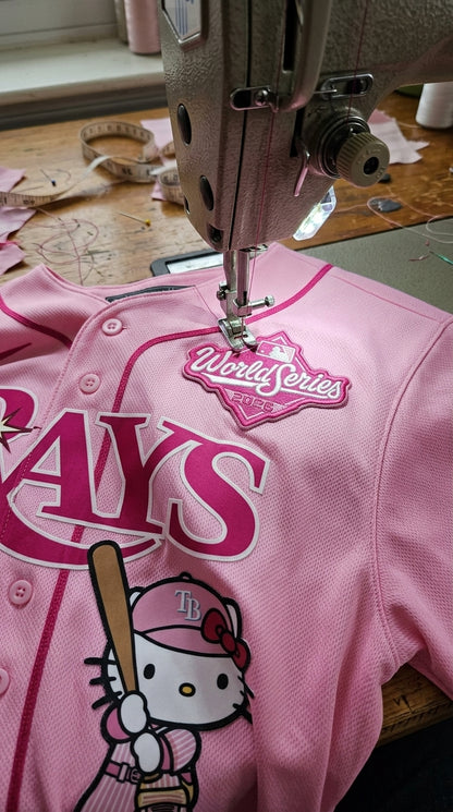 TB 2026 AL Champions x Meow KT Custom Vapor Jersey - Stitched