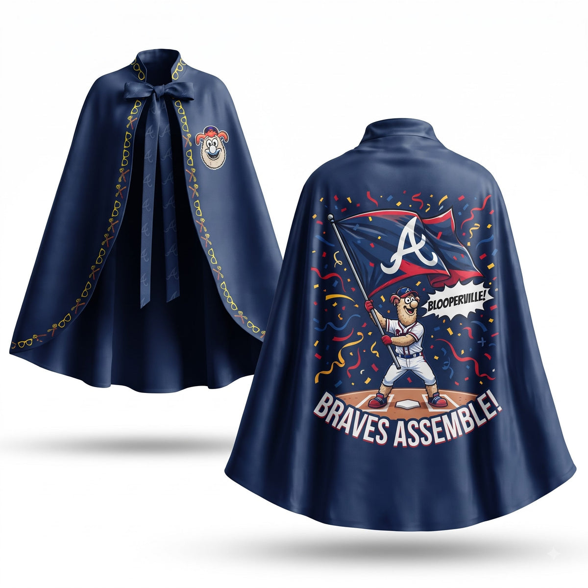 ATL Supporter Edition Strap Shawl Cape – Printed V2