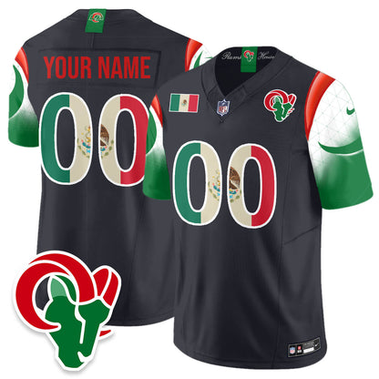 LAR Mexico Vapor Limited Custom Jersey - All Stitched