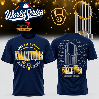 MIL World Series Champions Two Sides T-Shirt - Printed V33