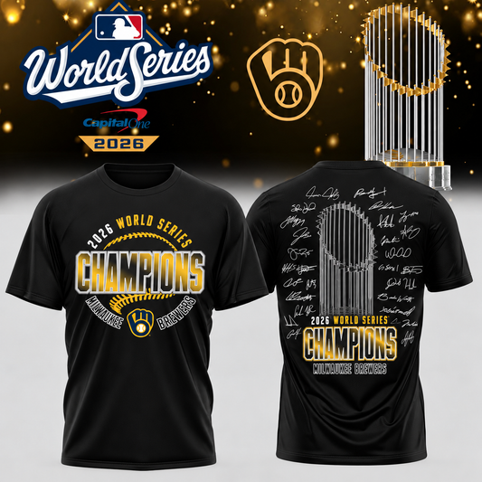 MIL World Series Champions Two Sides T-Shirt - Printed (tt) V33