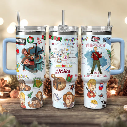 Home Alone Movie, Kevin Character, Christmas Favorite Character 40oz Tumbler - 410TTHNTB028