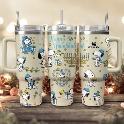 Snoopy Hanukkah Dog Tumbler 40oz - 411HLHNTB039