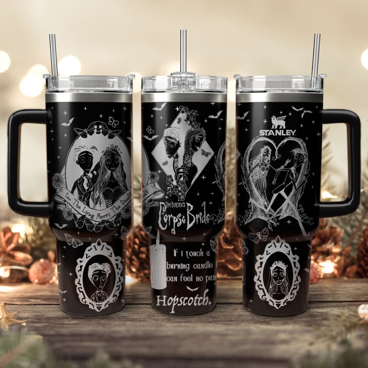 Emily, Victor Corpse Bride Halloween 40oz Tumbler - 409HLHNTB160