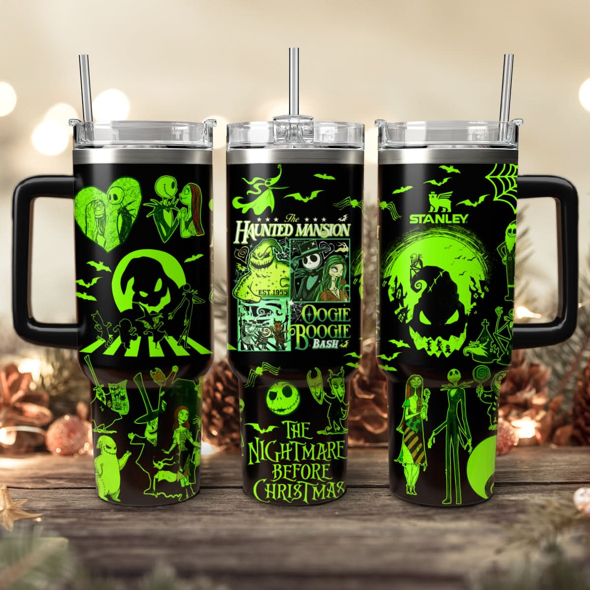 Oogie Boogie Nightmare Before Christmas 40oz Tumbler - 409HLHNTB144