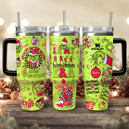 Custom Grinch 40oz Tumbler - 410QAHNTB023