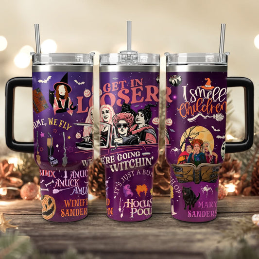 Get In Loser Hocus Pocus 40oz Tumbler - 409HLHNTB138