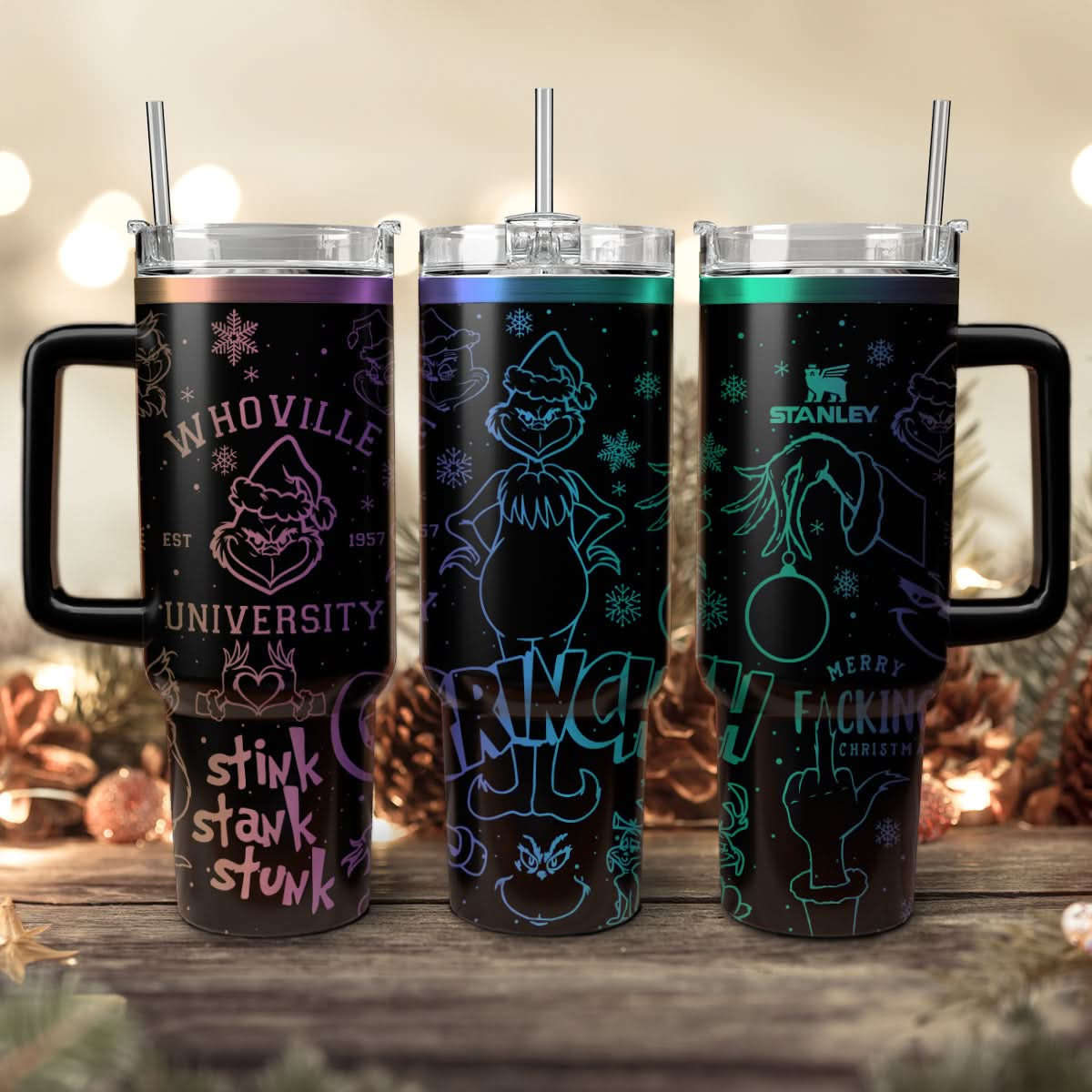 Grinch Whoville Movie 40oz Tumbler -410HLHNTB005