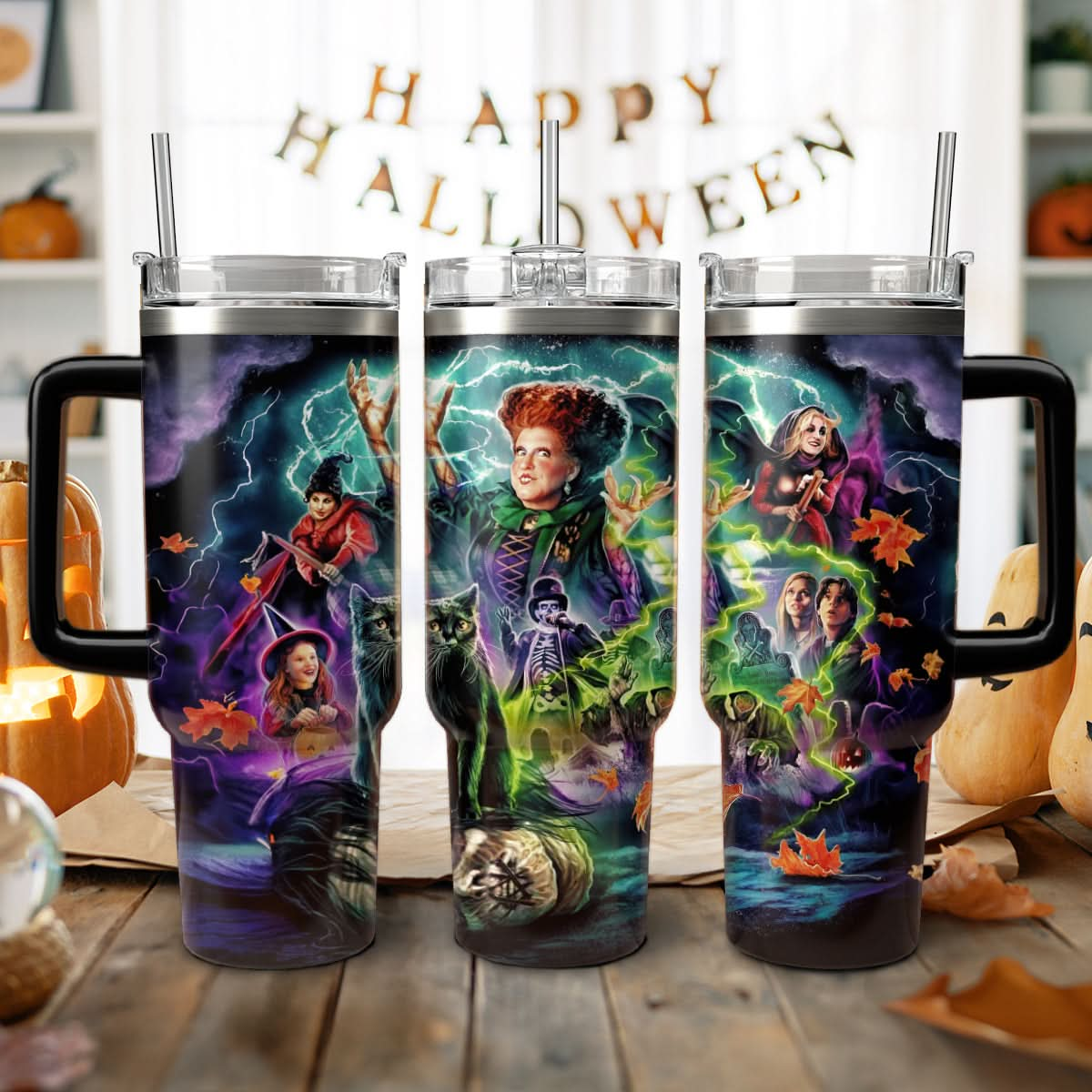 Hocus Pocus 40oz Custom Tumbler - 409HLHNTB141