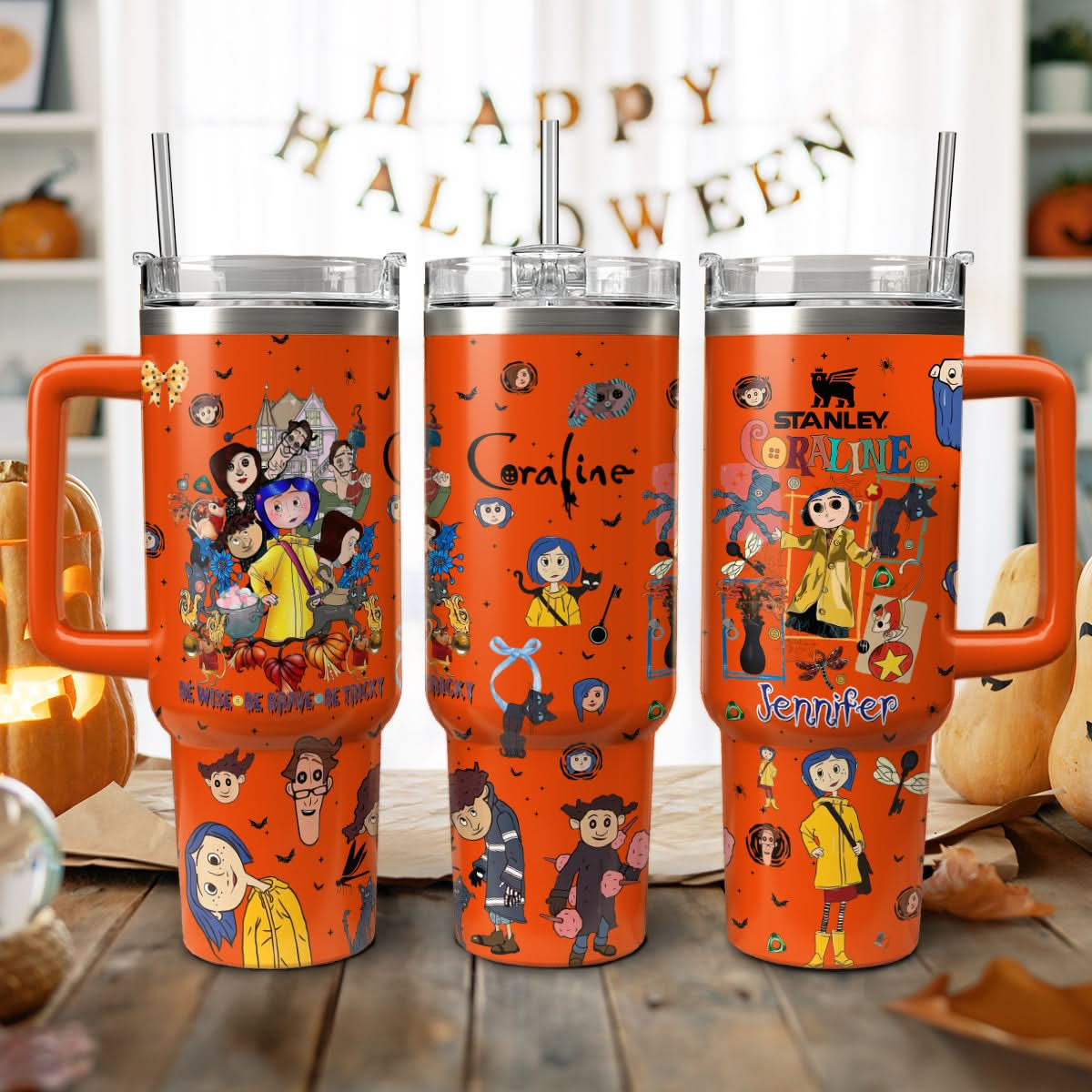 Custom Coraline Movie 40oz Tumbler - 410TTHNTB004