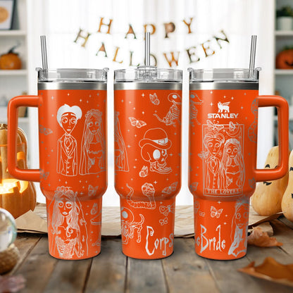 Corpse Bride Halloween 40oz Tumbler - 409HLHNTB157