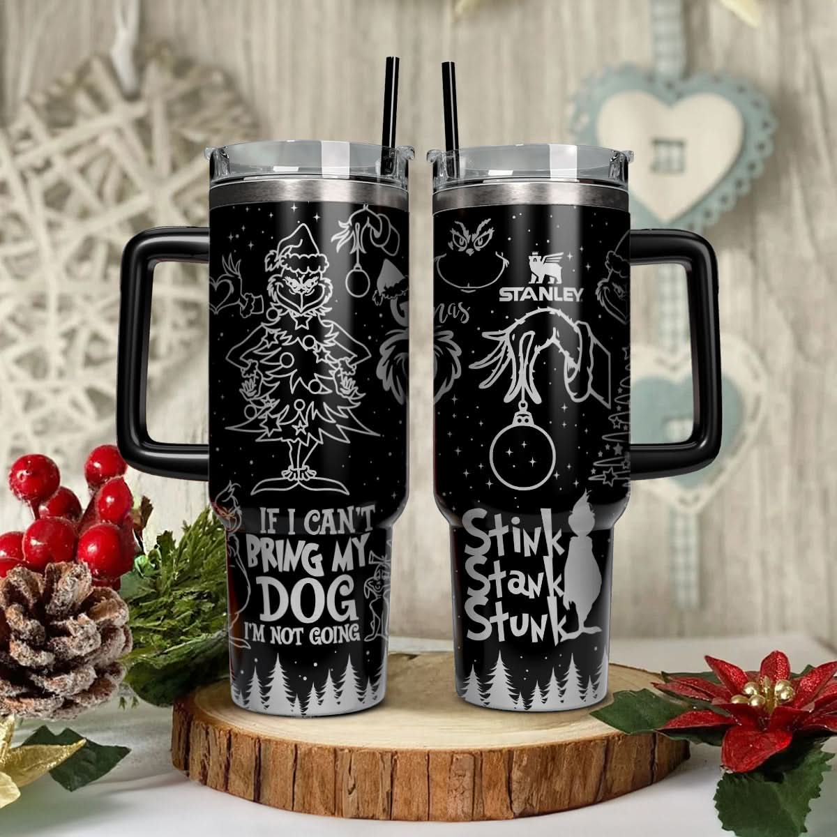 Custom Grinch Movie 40oz Tumbler - 410TTHNTB006