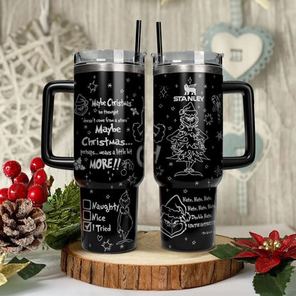 Custom Grinch Movie 40oz Tumbler - 410QAHNTB004